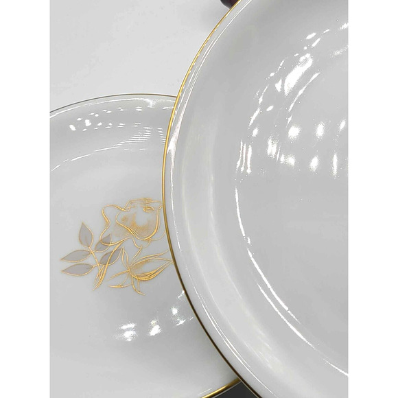 KPM Krister China Germany Gold Rose Design. 4-Piece Set. Choice of quantity. - Picture 5 of 16